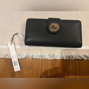 Marc Jacobs Black Textured Wallet